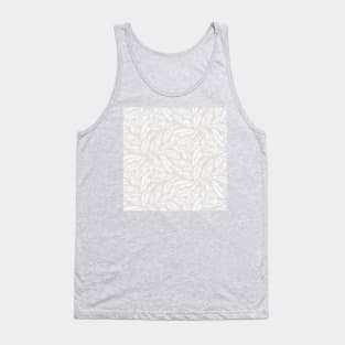 Gray Leaves Tank Top